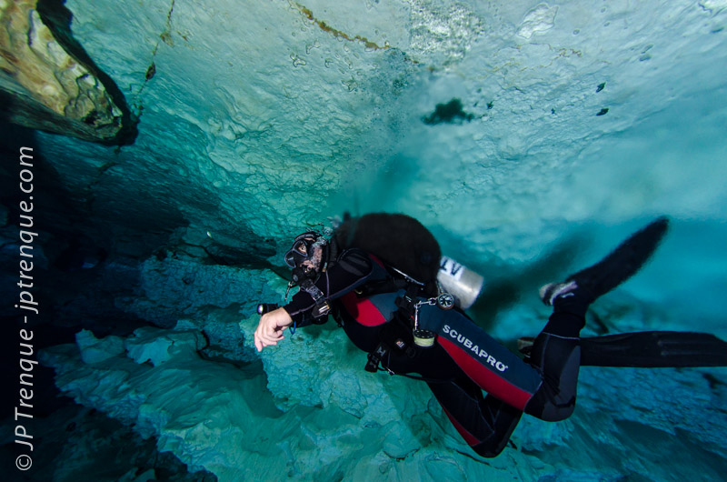 Budgie Burgess in Calaverde Cenote