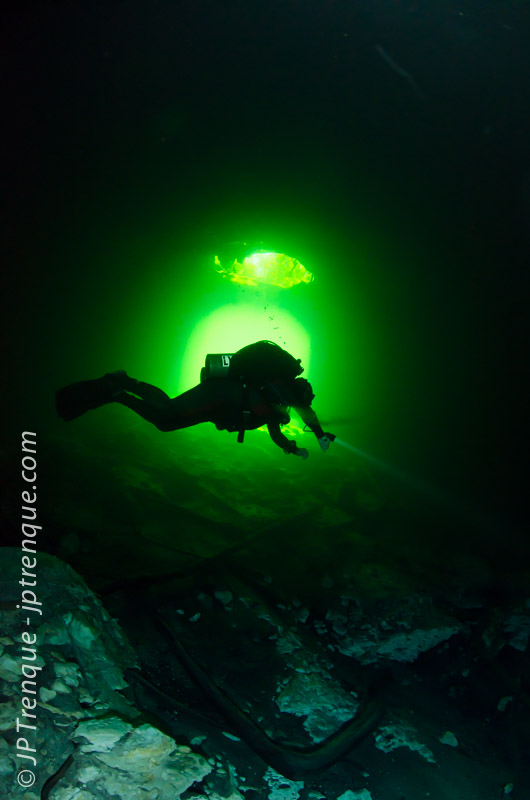 Budgie Burgess in Calaverde Cenote